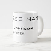 Professioneel en modern grote koffiekop (Voorkant rechts)