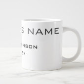 Professioneel en modern grote koffiekop (Rechts)