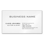 Professioneel en modern magnetisch visitekaartje (Voorkant)