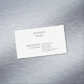 Professioneel en modern magnetisch visitekaartje (Voorbeeld)