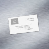 Professioneel en modern magnetisch visitekaartje (Voorbeeld)