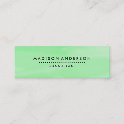 Professioneel en modern mini visitekaartje (Voorkant)