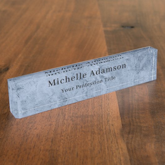 Professioneel en modern naambordje (Zijkant)