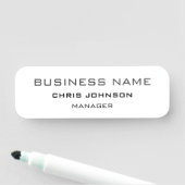 Professioneel en modern naamplaatje (In situ)