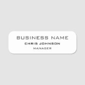 Professioneel en modern naamplaatje (Voorkant)