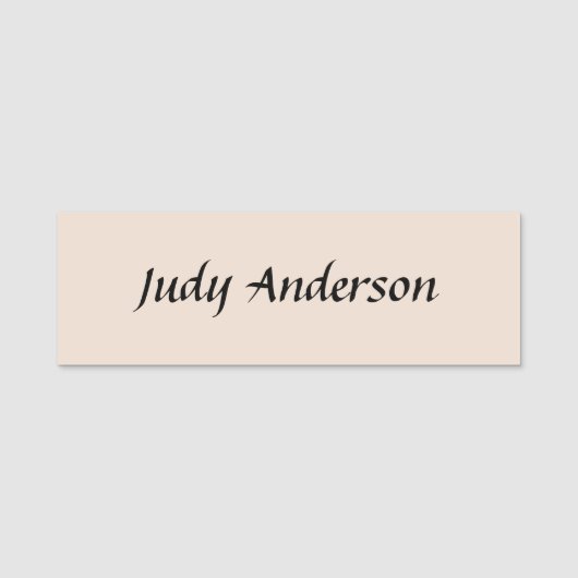 Professioneel en modern naamplaatje (Voorkant)