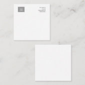 Professioneel en modern notitiekaartje (Voorkant / Achterkant)