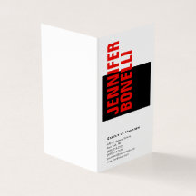 Professioneel en modern rood zwart