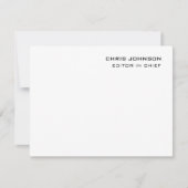 Professioneel en modern RSVP kaartje (Voorkant)