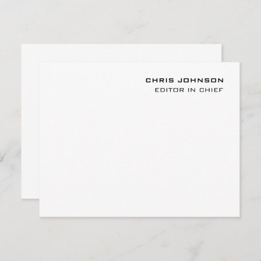 Professioneel en modern RSVP kaartje (Voorkant / Achterkant)