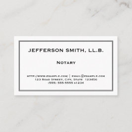 Professioneel en onbepaald Visitekaartje