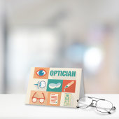 Professioneel en Opticien-ontwerp Kaart