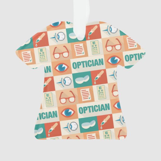 Professioneel en Opticien-ontwerp Ornament (voorkant)