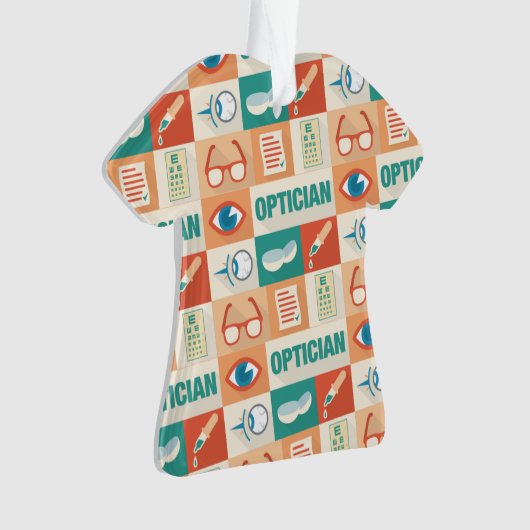 Professioneel en Opticien-ontwerp Ornament (voorkant)