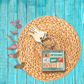 Professioneel en Opticien-ontwerp Sleutelhanger