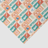 Professioneel en Opticien-ontwerp Tissuepapier (Detail)