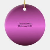 Professioneel en professioneel Vrouw Aangepast Keramisch Ornament (Achterkant)