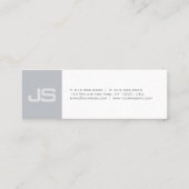 Professioneel en schoon logo mini visitekaartje (Achterkant)