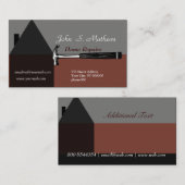 Professioneel en zakelijk handboek visitekaartje (Voorkant / Achterkant)