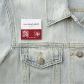 Professioneel evenement QR-Code Logo Bedrijfsexper Naamplaatje (In situ)