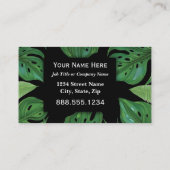 Professioneel Executive Plant Caretaker Bloemist Visitekaartje (Achterkant)