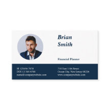 Professioneel financieel planner Wit-Blauw Zakelij