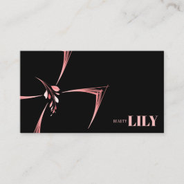 Professioneel floraal minimalistisch Visitekaartje