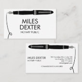 Professioneel fontein-penbord Logo Visitekaartje (Voorkant / Achterkant)