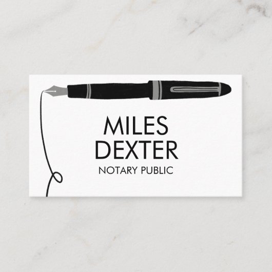 Professioneel fontein-penbord Logo Visitekaartje (Voorkant)