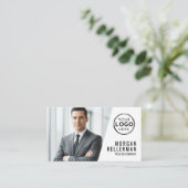 Professioneel Foto QR Code Bedrijf Uw Logo Visitekaartje (Staand voorkant)