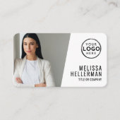 Professioneel Foto QR Code Uw Logo Visitekaartje (Voorkant)