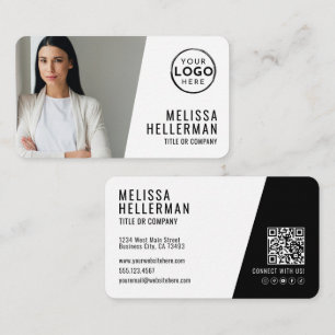 Professioneel Foto QR Code Uw Logo Visitekaartje