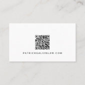 Professioneel foto QR-code Visitekaartje (Achterkant)