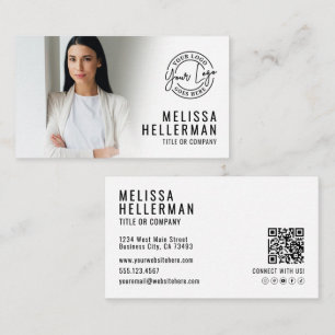 Professioneel foto QR-codebedrijf Uw logo Visitekaartje