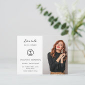 Professioneel Foto Vastgoed Marketing Briefkaart (Staand voorkant)