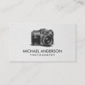 Professioneel Fotograaf camera logo Fotografie  Visitekaartje (Voorkant)