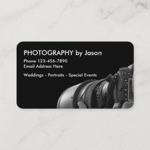 Professioneel Fotograaf Modern Design Visitekaartje