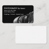 Professioneel Fotograaf Modern Design Visitekaartje (Voorkant / Achterkant)