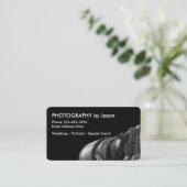 Professioneel Fotograaf Modern Design Visitekaartje (Staand voorkant)
