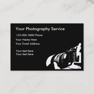 Professioneel Fotograaf Modern Visitekaartje