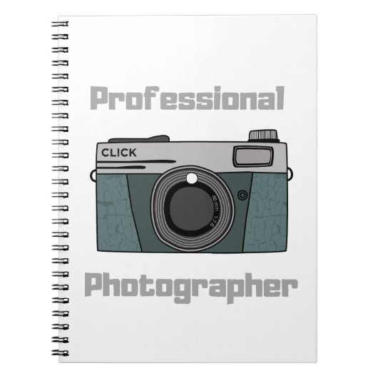 Professioneel Fotograaf Notitieboek (Voorkant)