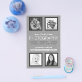 Professioneel Fotografen Zakelijk Informatieblad Flyer (Enkel)