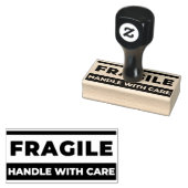 Professioneel Fragile Markering | Voorzichtig beha Rubberstempel (Gestempeld)