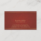 Professioneel, geavanceerd design — Pearl Luxury Visitekaartje (Achterkant)