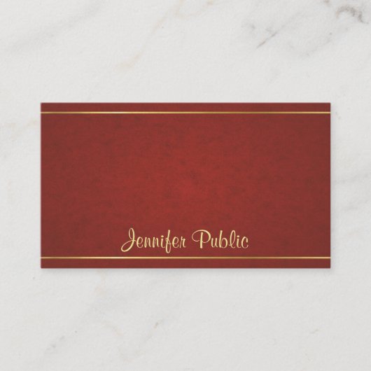 Professioneel, geavanceerd design — Pearl Luxury Visitekaartje (Voorkant)