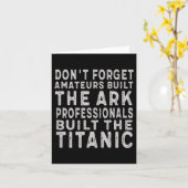 Professioneel Gebouwde Titanic Motiverend Kaart (Gele Bloem)