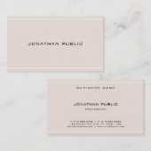 Professioneel gegoten lettertype, stijlvol, stijlv visitekaartje (Voorkant / Achterkant)