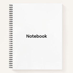 Professioneel Gepersonaliseerd Modern Minimalistis Notitieboek