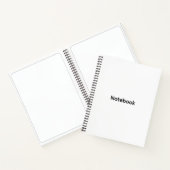 Professioneel Gepersonaliseerd Modern Minimalistis Notitieboek (Binnen)
