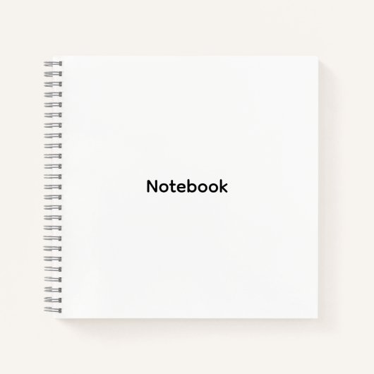 Professioneel Gepersonaliseerd Modern Minimalistis Notitieboek (Voorkant)